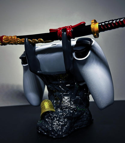 Samurai Mask Gaming Controller Holder