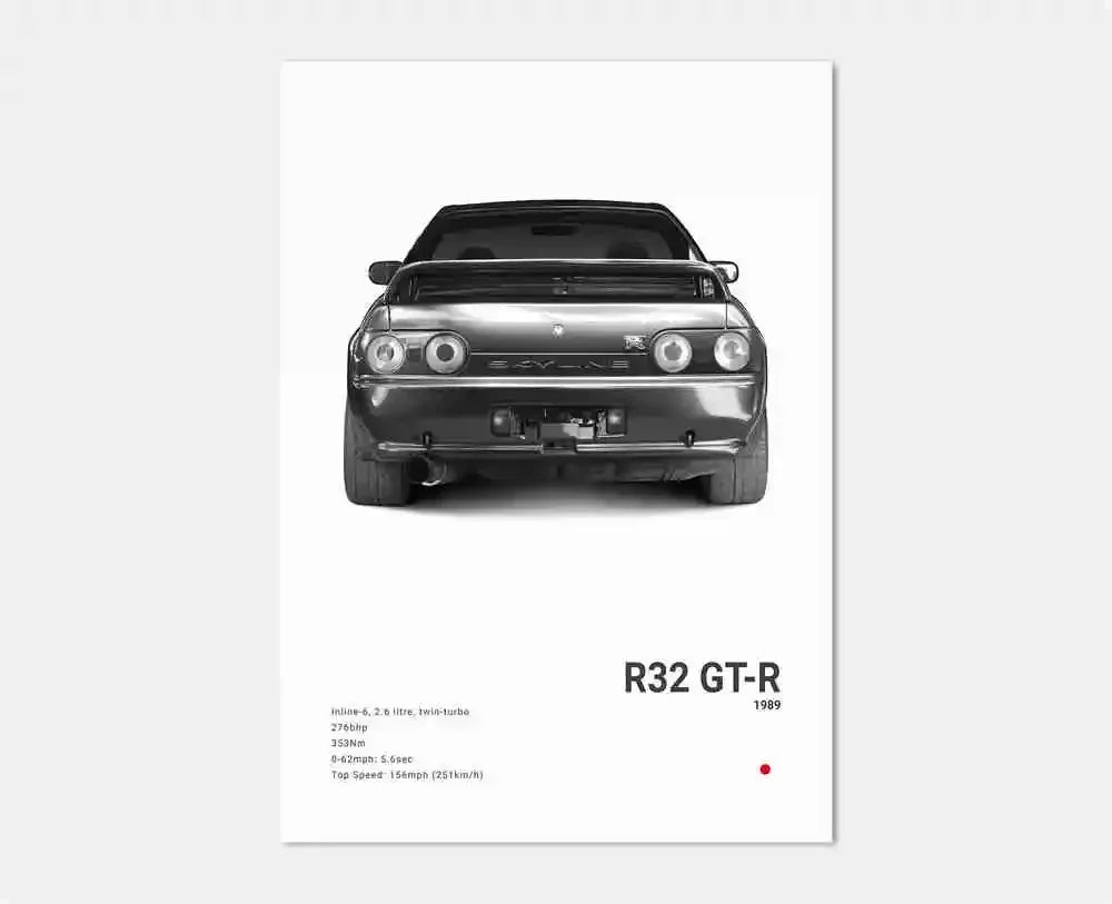 JDM Legends Car Art Prints
