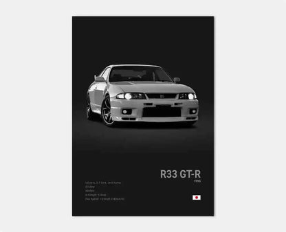 JDM Legends Car Art Prints