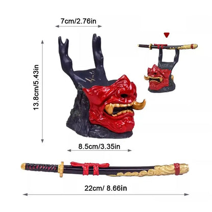 Samurai Mask Gaming Controller Holder
