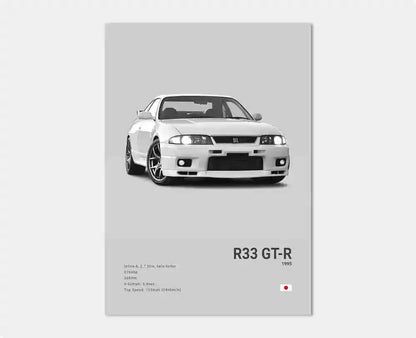 JDM Legends Car Art Prints