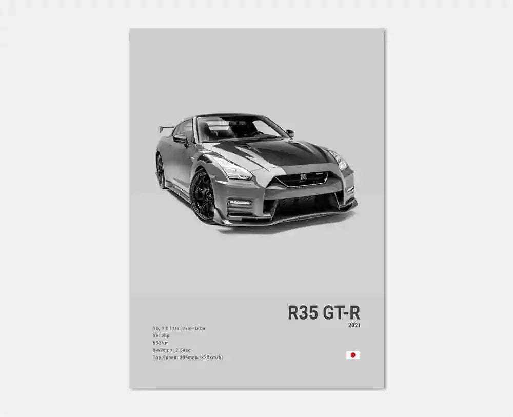 JDM Legends Car Art Prints