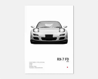 JDM Legends Car Art Prints