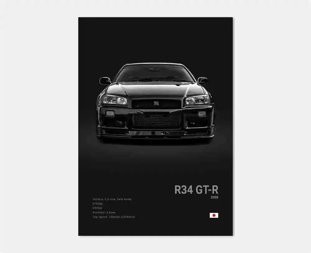 JDM Legends Car Art Prints