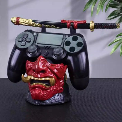 Samurai Mask Gaming Controller Holder