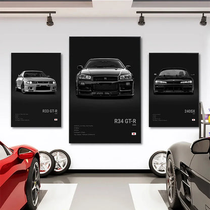 JDM Legends Car Art Prints
