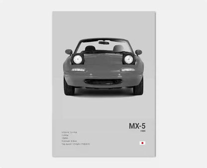 JDM Legends Car Art Prints